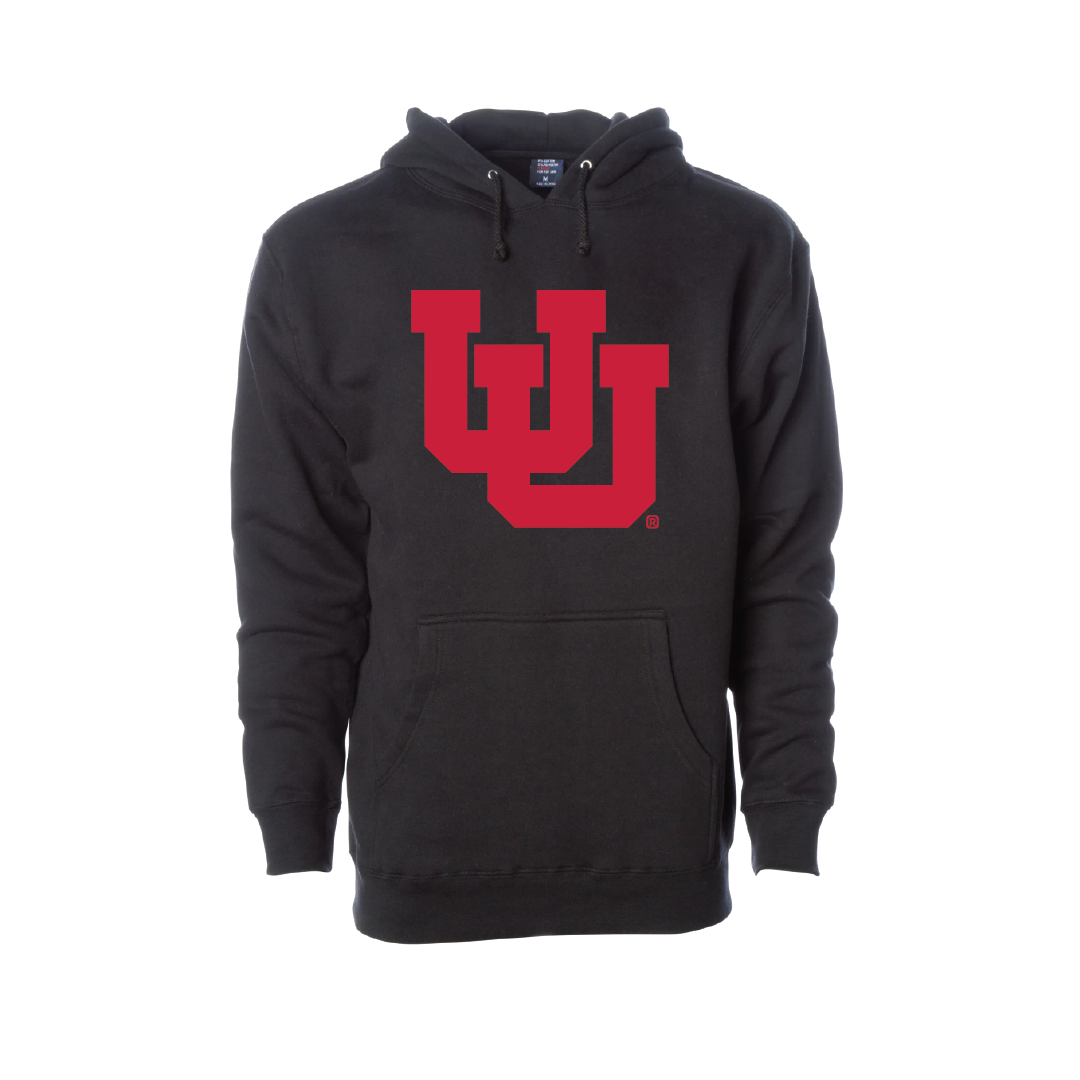 Interlocking UU - Single Color -  Embroidered Hoodie