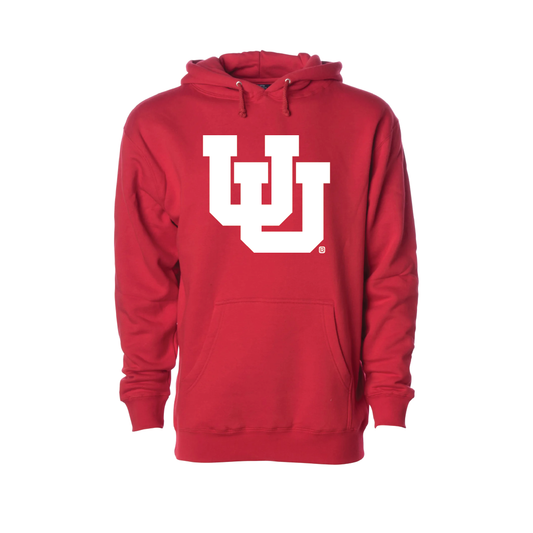 Interlocking UU - Single Color -  Embroidered Hoodie