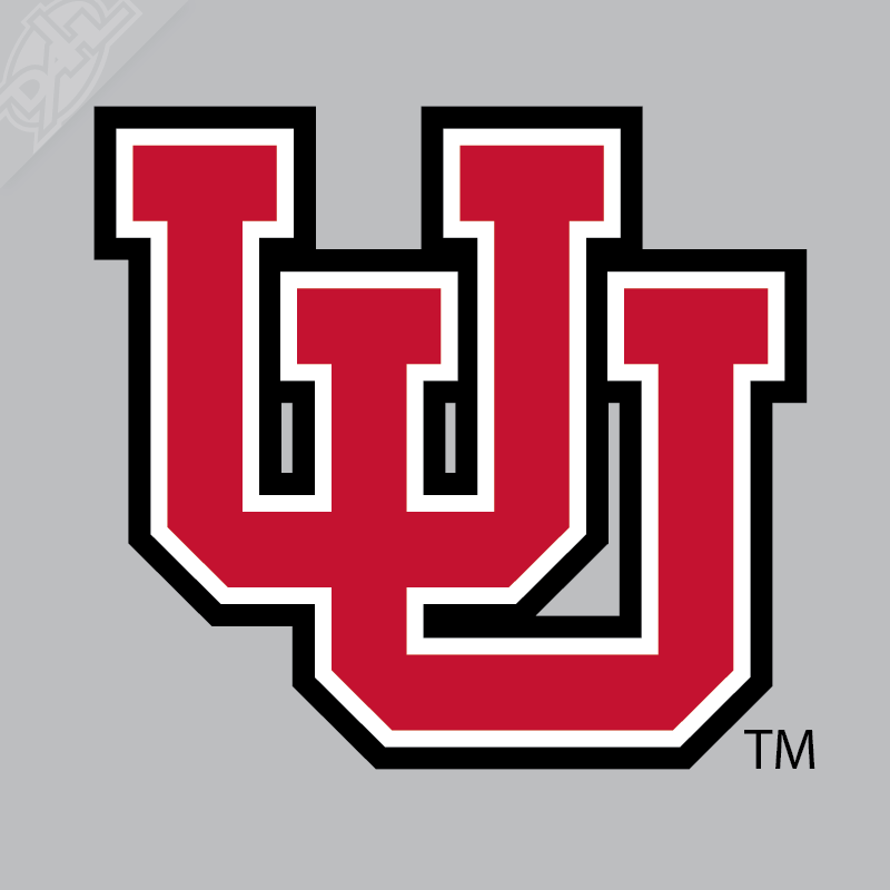 Interlocking UU 3 Color Vinyl Decal
