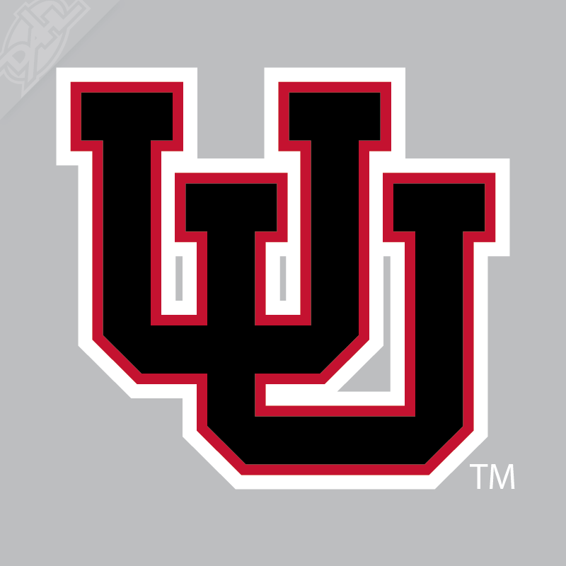 Interlocking UU 3 Color Vinyl Decal