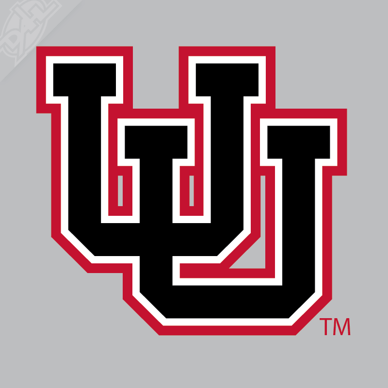 Interlocking UU 3 Color Vinyl Decal