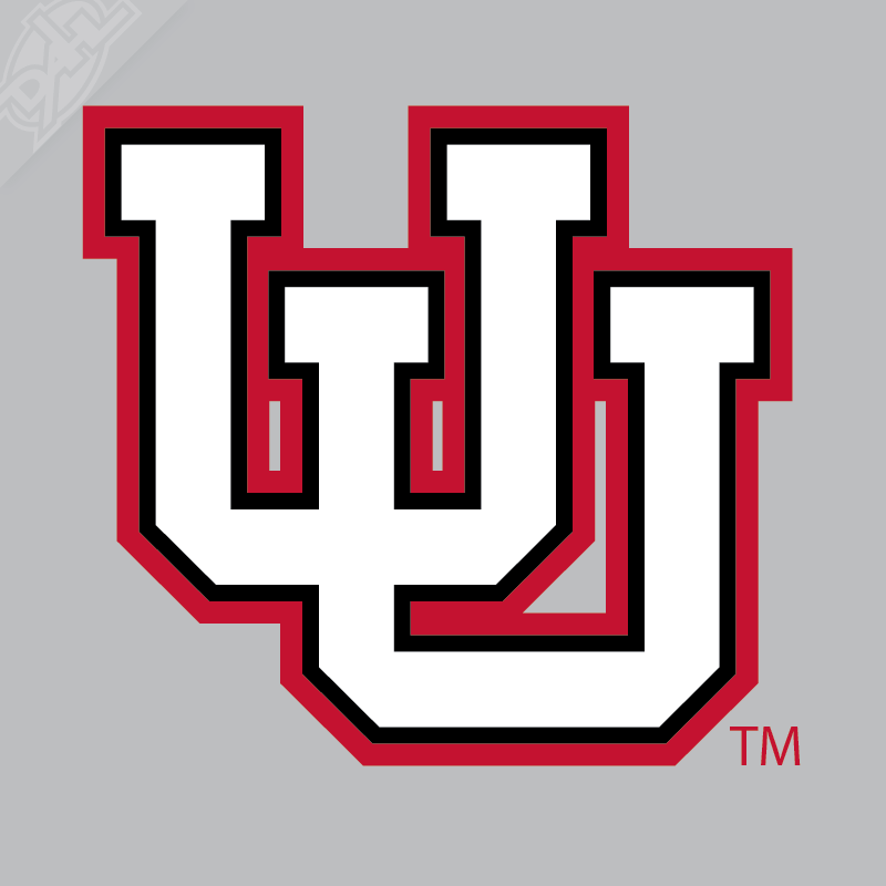 Interlocking UU 3 Color Vinyl Decal