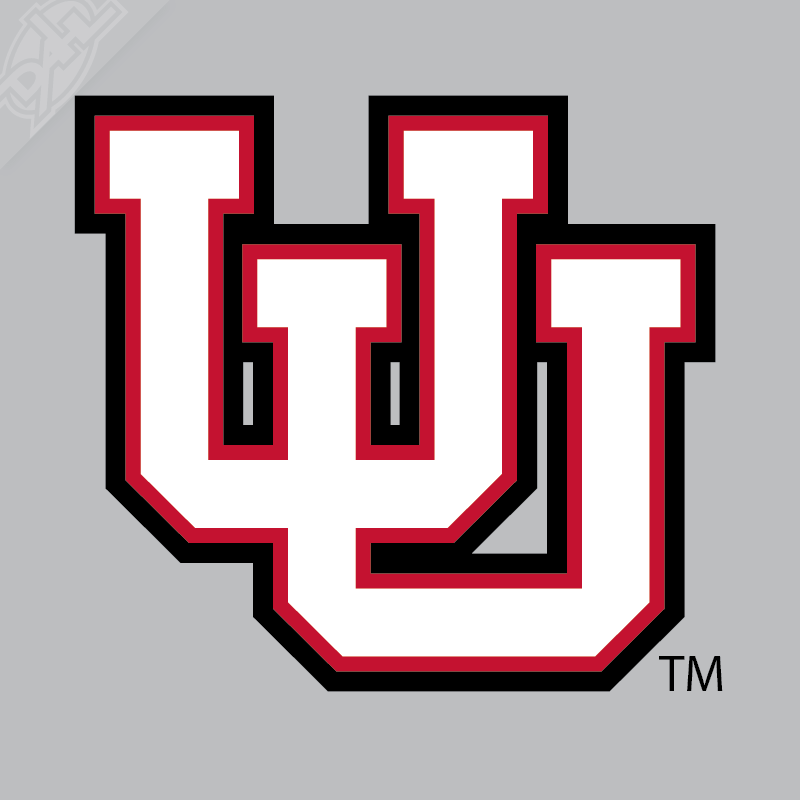 Interlocking UU 3 Color Vinyl Decal