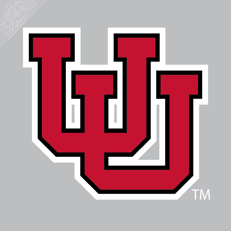 Interlocking UU 3 Color Vinyl Decal