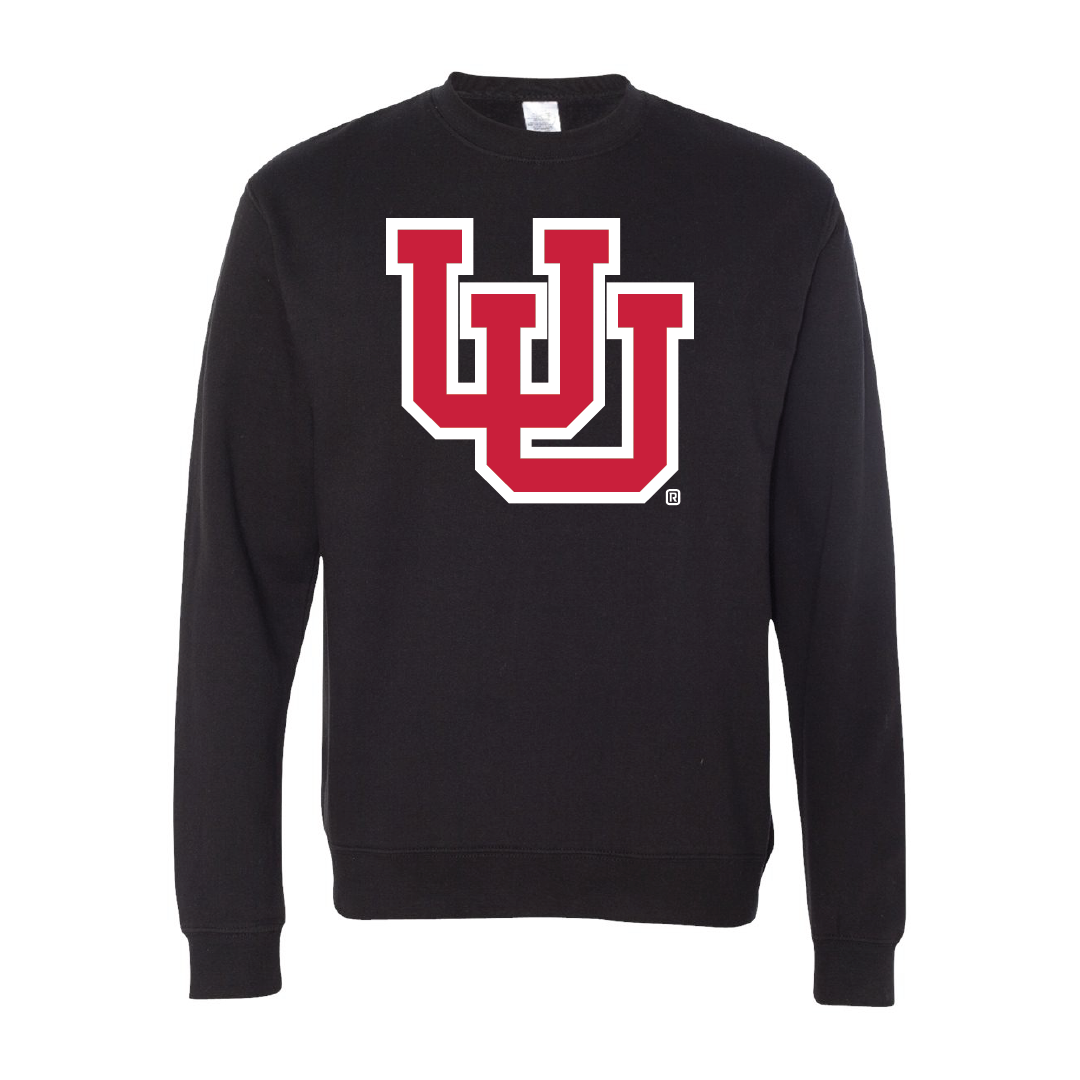 InterlockingUU Embroidered Crew Neck Sweatshirt