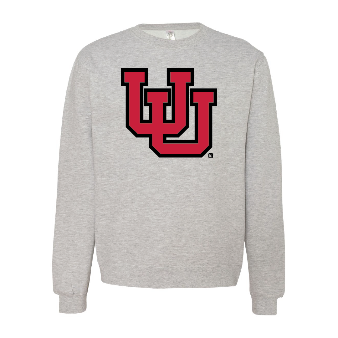InterlockingUU Embroidered Crew Neck Sweatshirt