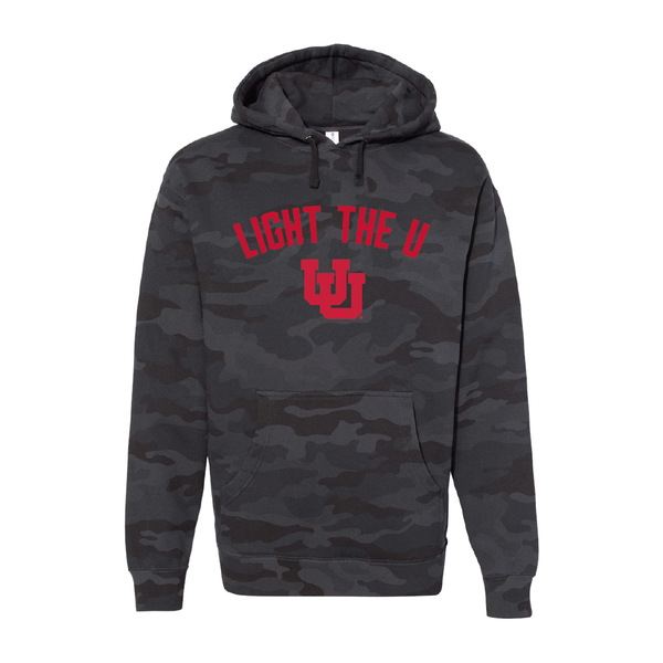 Light the U  Embroidered Hoodie