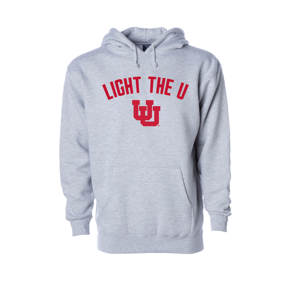 Light the U  Embroidered Hoodie