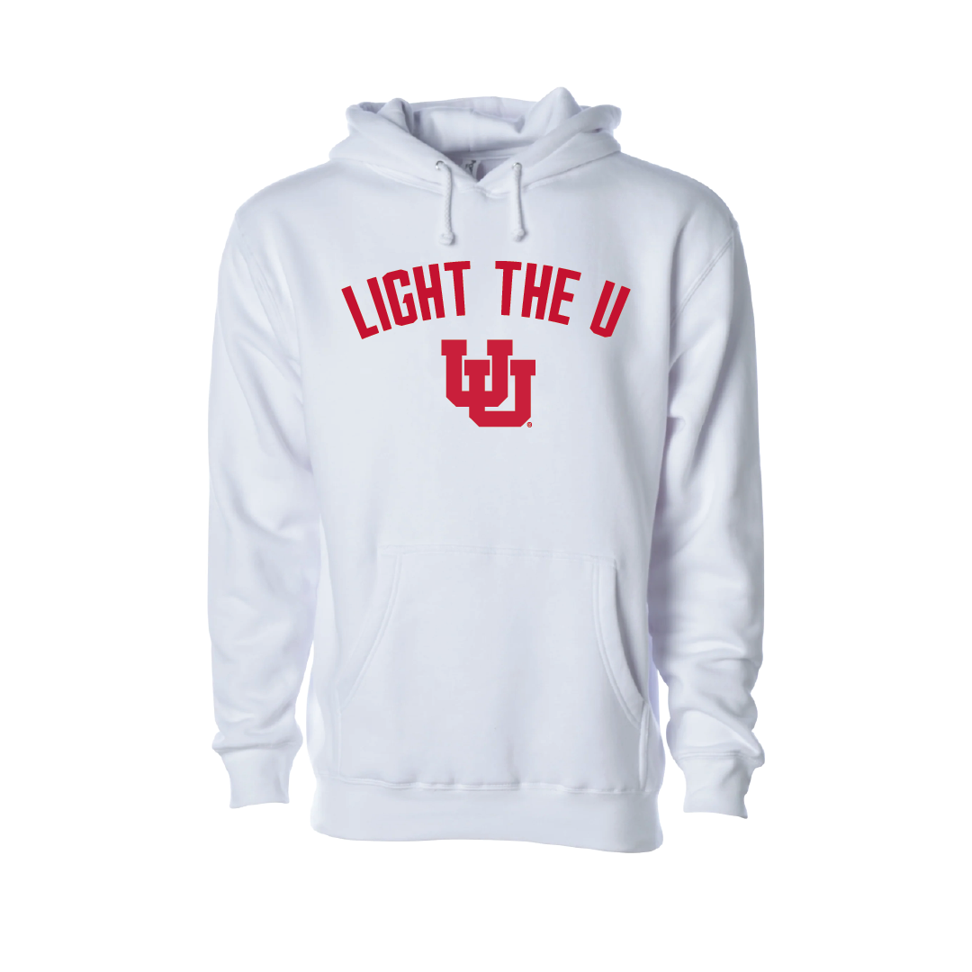 Light the U  Embroidered Hoodie