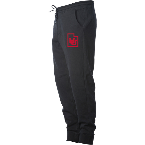 Men's Midweight Fleece Black Joggers