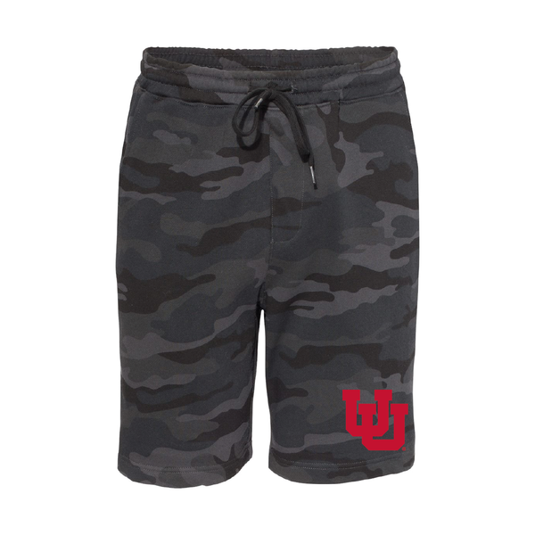 Midweight Fleece Camo Shorts