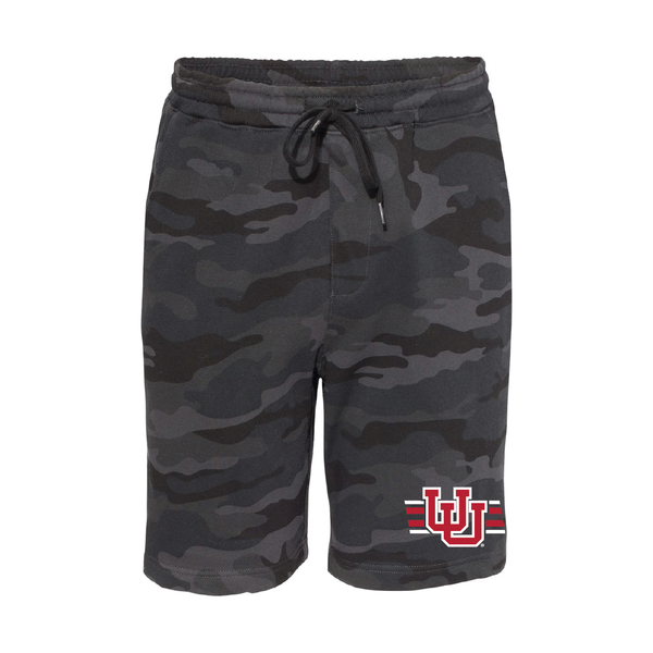 Midweight Fleece Camo Shorts