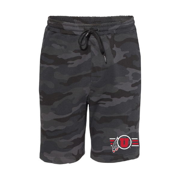 Midweight Fleece Camo Shorts