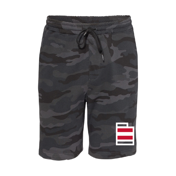 Midweight Fleece Camo Shorts