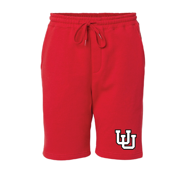 Midweight Fleece Red Shorts