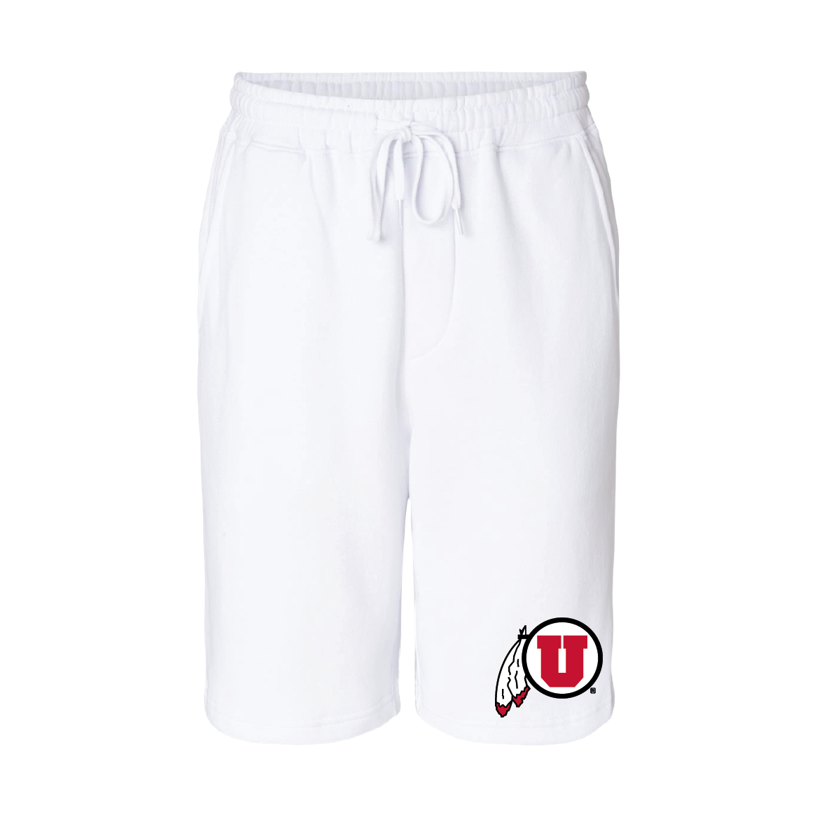 Midweight Fleece White Shorts