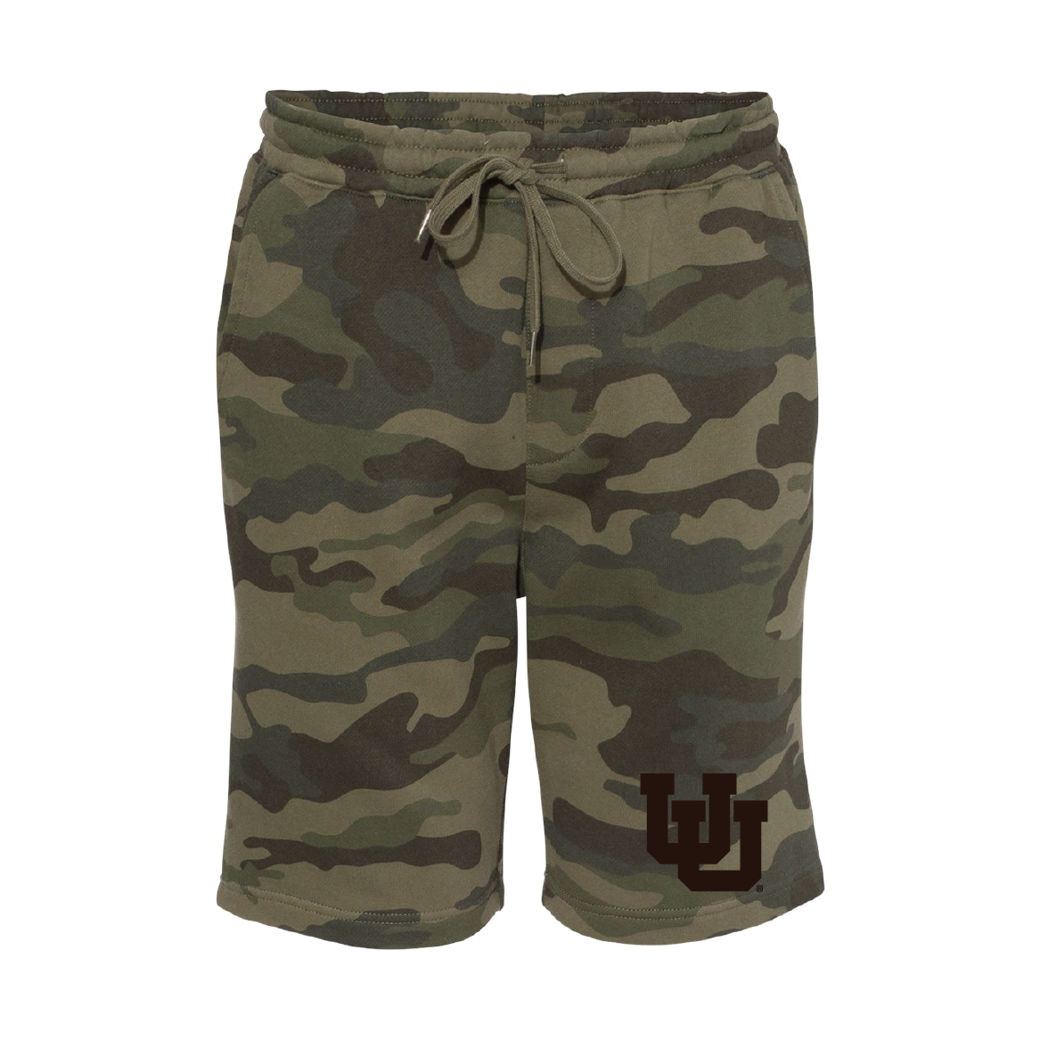 Midweight Fleece Camo Shorts