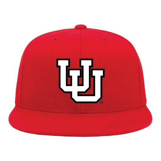 Red Flexfit Flat Bill