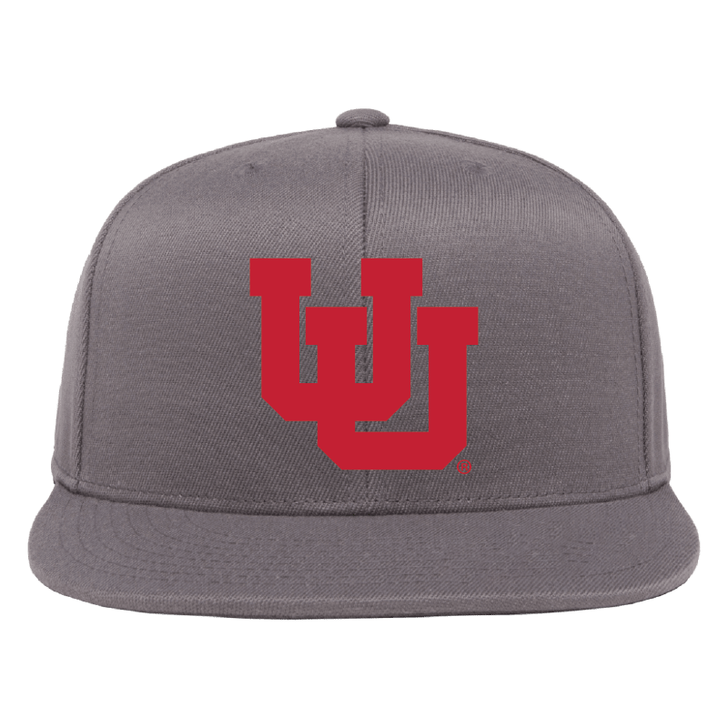 Gray Flexfit Flat Bill