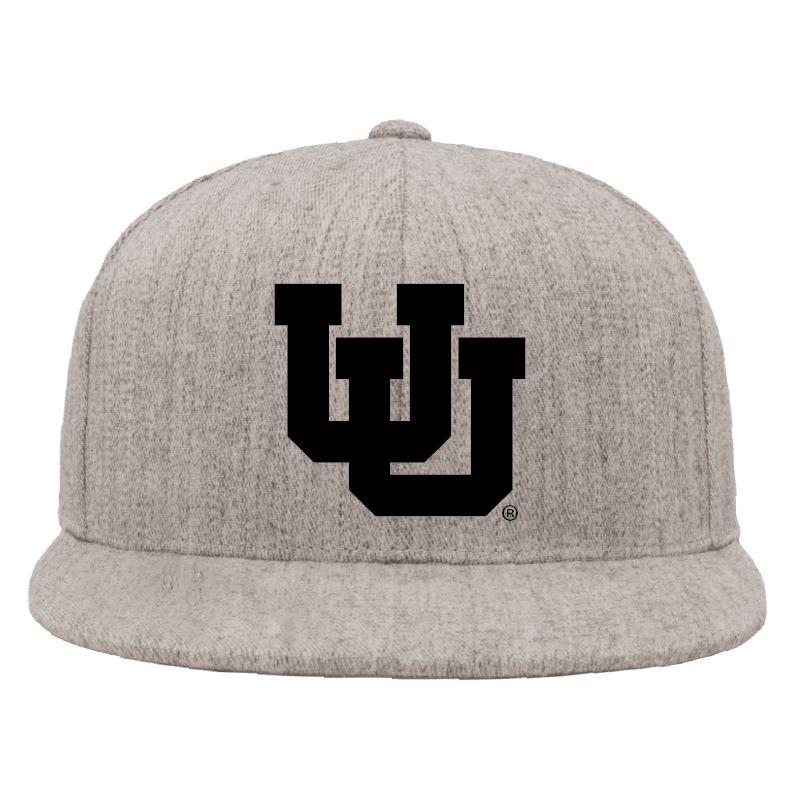 Heather Gray Flexfit Flat Bill