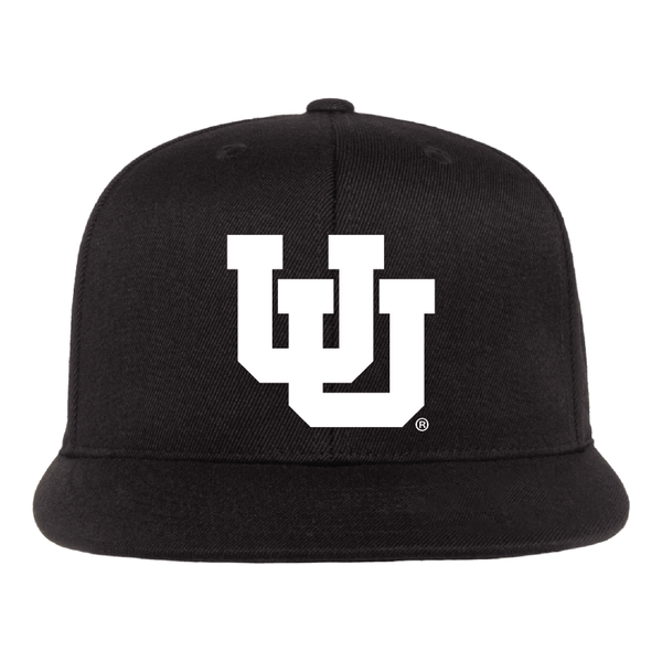 Black Classic Flat Bill Snapback