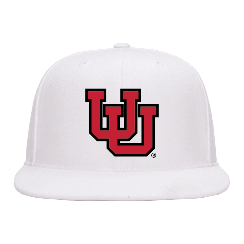 White Classic Flat Bill Snapback