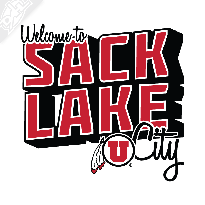Sack Lake City 2 Color Vinyl Decal