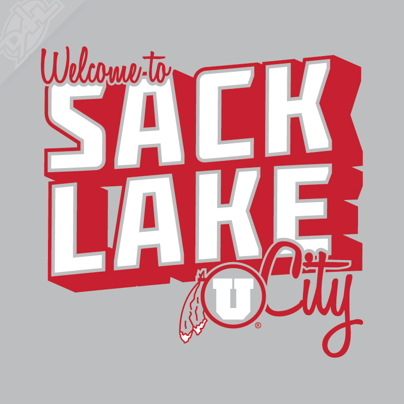 Sack Lake City 2 Color Vinyl Decal