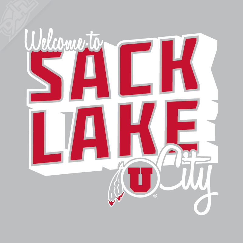 Sack Lake City 2 Color Vinyl Decal