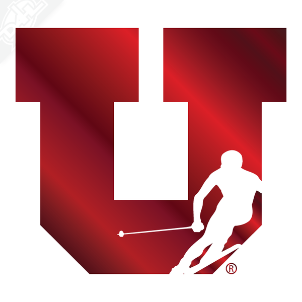 Block U Ski Vinyl Decal