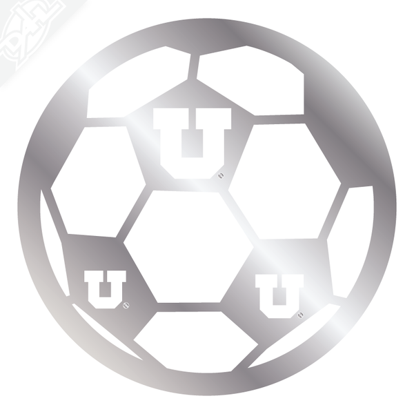 Block U Soccer Vinyl Decal