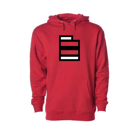 State W/Utah Stripe  Embroidered Hoodie