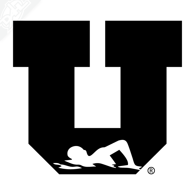 Block U Swimming Vinyl Decal