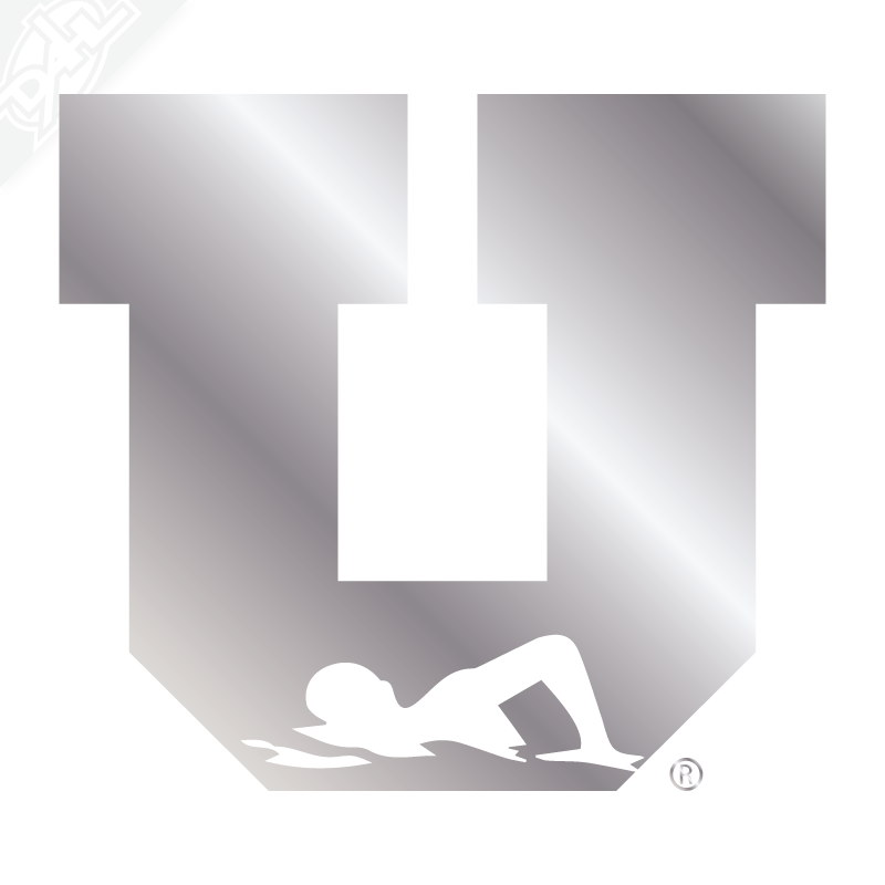 Block U Swimming Vinyl Decal