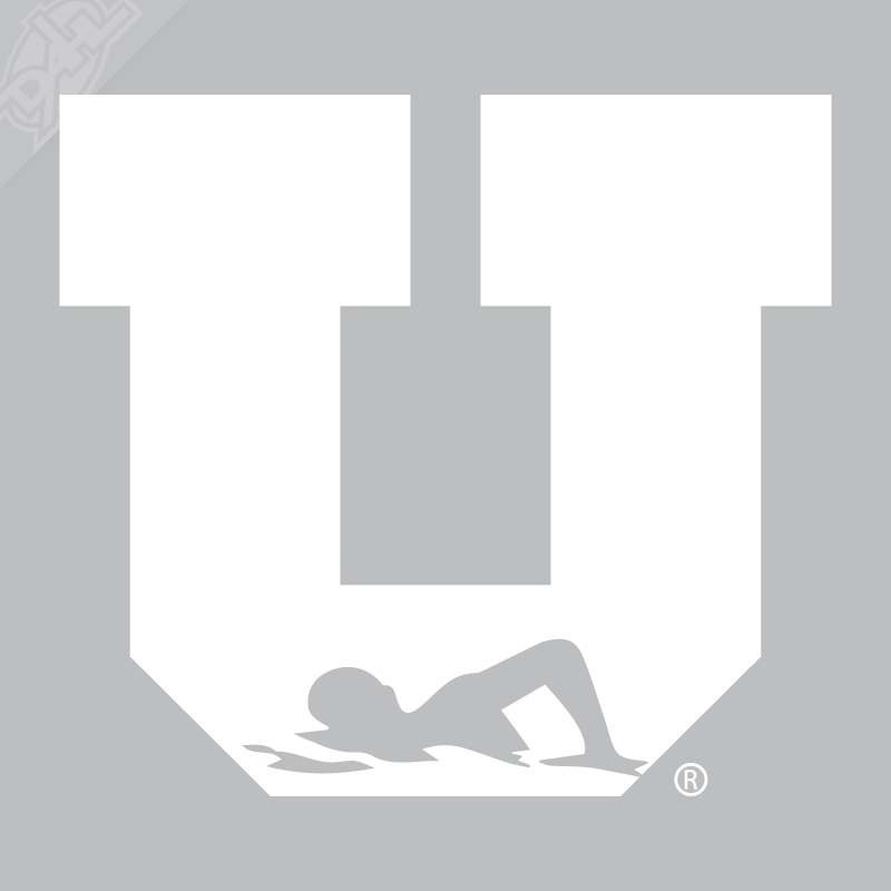 Block U Swimming Vinyl Decal