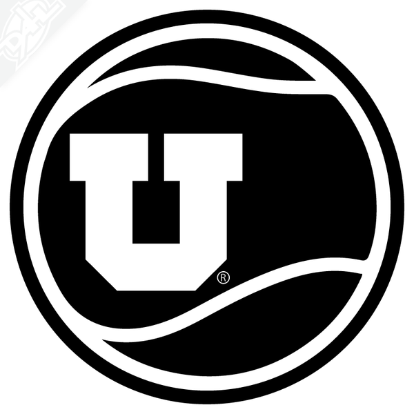 Block U Tennis Vinyl Decal