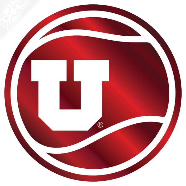 Block U Tennis Vinyl Decal