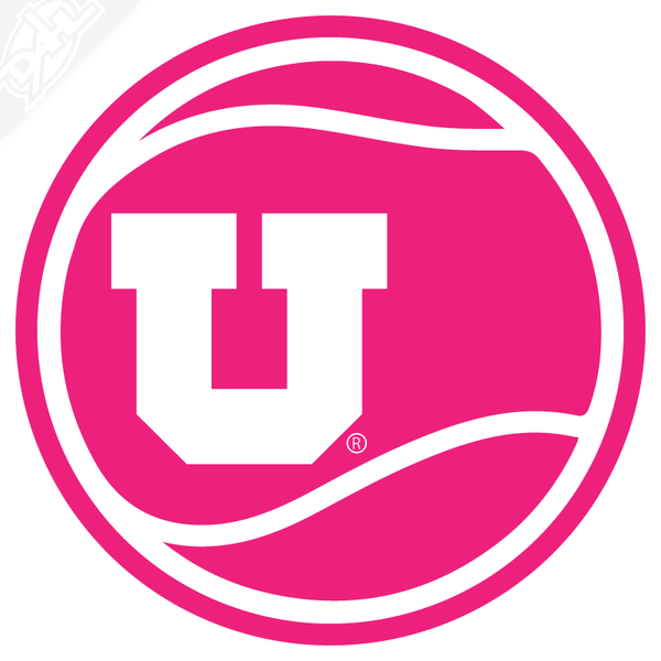 Block U Tennis Vinyl Decal