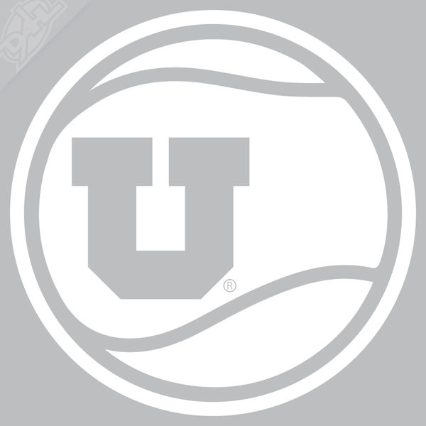 Block U Tennis Vinyl Decal