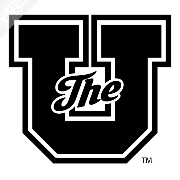 The U Outlined Vinyl Decal