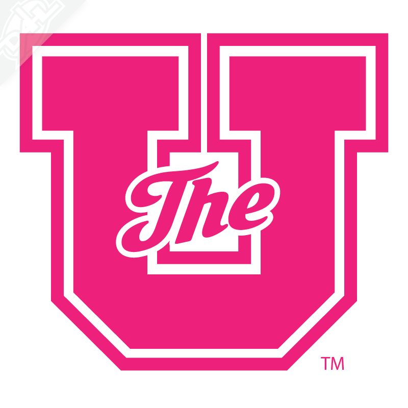 The U Outlined Vinyl Decal