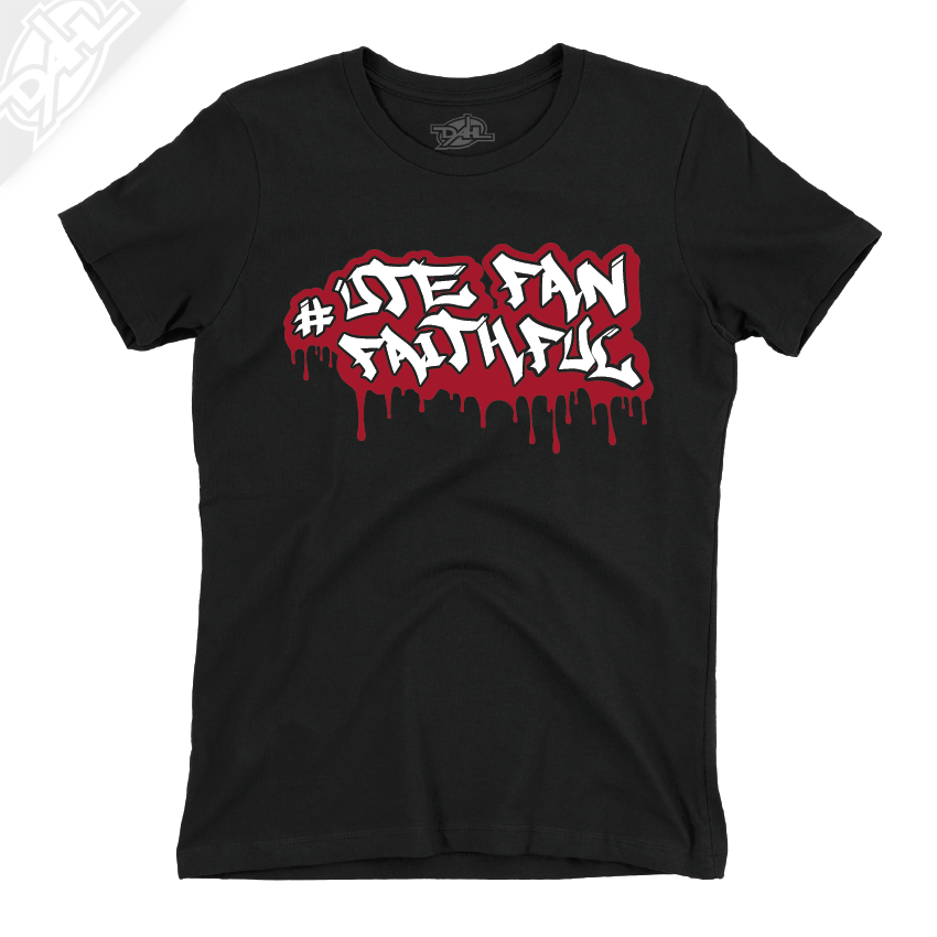 Ute Fan Faithful Graffiti - Womens T-Shirt