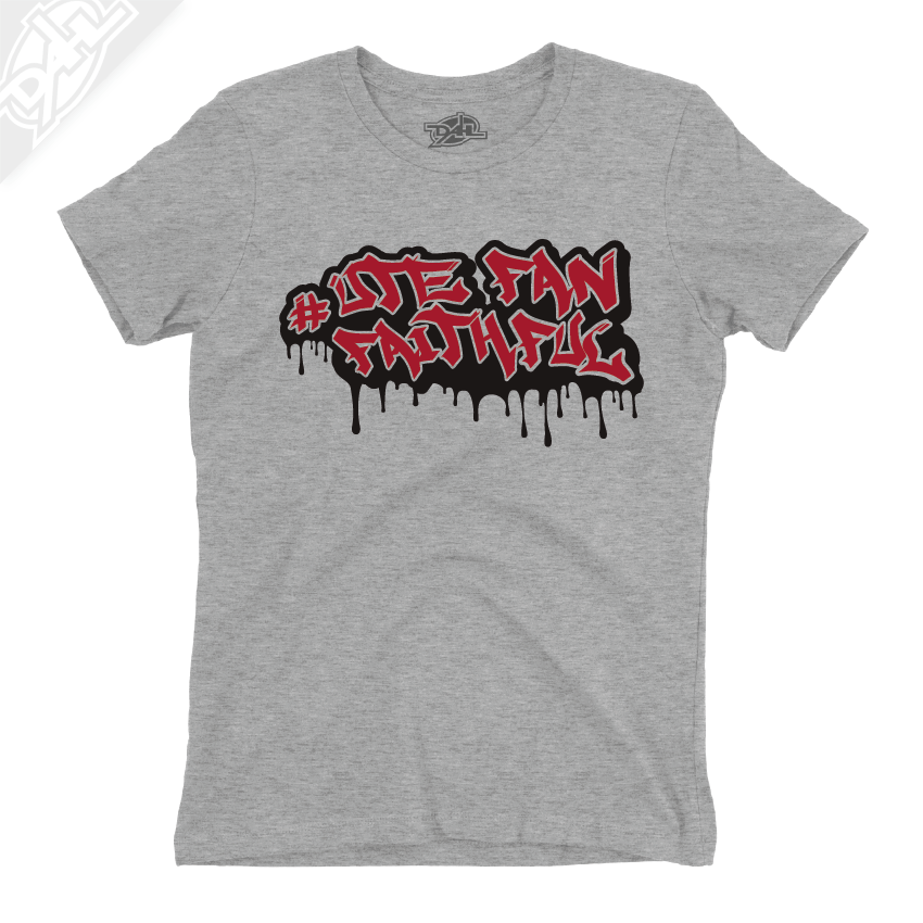 Ute Fan Faithful Graffiti - Womens T-Shirt
