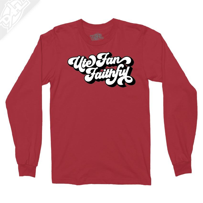 Ute Fan Faithful Retro - Long Sleeve