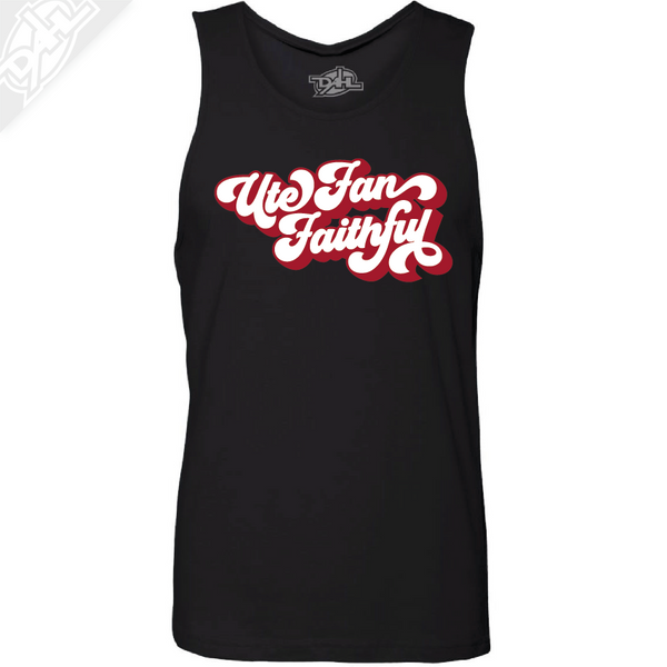 Ute Fan Faithful Retro - Mens Tank Top