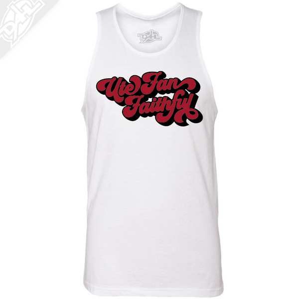 Ute Fan Faithful Retro - Mens Tank Top