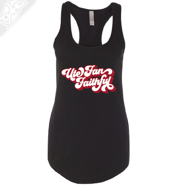 Ute Fan Faithful Retro - Womens Tank Top