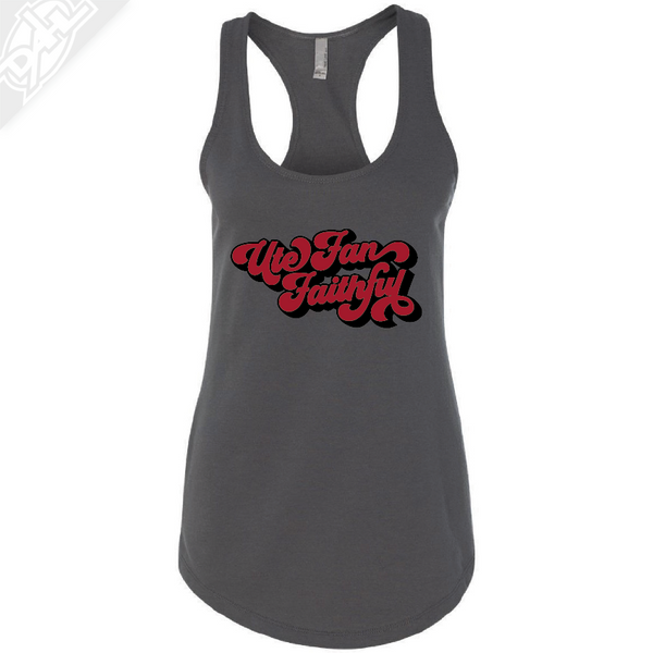 Ute Fan Faithful Retro - Womens Tank Top