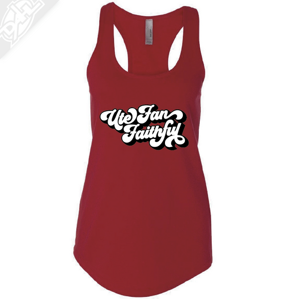 Ute Fan Faithful Retro - Womens Tank Top