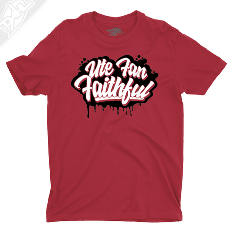 Ute Fan Faithful Script - Boys T-Shirt